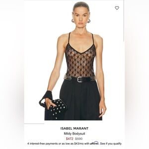 ISABEL MARANT
Mildy Bodysuit